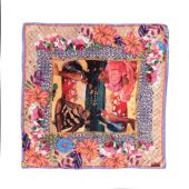 foulard polynesie gauguin foulard carré 70*70 dub & drino