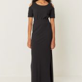 jupe aztu skfk jupe longue noir ssk00666