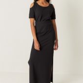 jupe aztu skfk jupe longue noir ssk00666