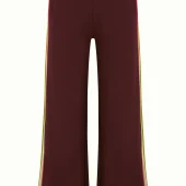 sweat pants daytona sweat king louie 10118 600 porto red bas de jogging bas de survetement king louie bordeau avec bande tri colore le long de la jambe beige verte bleu pantalon daytona king louie