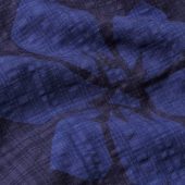 Robe tunique saline - King Louie imprimé grosses fleurs 2 tons de bleu robe courte manche courte mimi tunic dress saline beacon blue