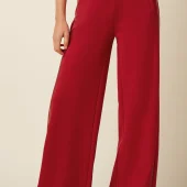 sweat pants daytona sweat king louie 10400 pantalon de jogging large sweat king louie couleur rouge chili red 2 bandes sur le coté