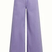 jean peppa colored king louie peppa pants petit colored denim coton 10452 . jean large couleur lilas style année 80