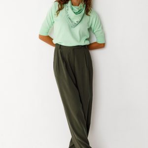 pantalon haide skfk bas fluide ver foncé str006010g9