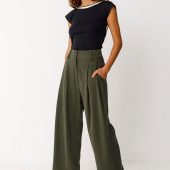 haut aroa skfk sts119502N Haut dos nu manche courte noir liseré blanc
