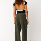 haut aroa skfk sts119502N Haut dos nu manche courte noir liseré blanc