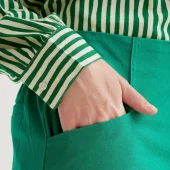 Pantalon vert compania fantastica 43018 pantalon large leger d été couleur vert