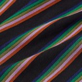 blouse erin king louie erin blouse harley stripe 10687 blouse chmise haut à manches longues avec boutons sur le devant rayures bleu vert rose rouge sur fond noir