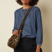 sac fanny king louie fanny pack large fargo cord 10824 sac motif leopard sac bandouliere forme semi arrondi style banane