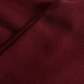 haut sportswear mademoiselle yéyé haut bordeaux prune lie de vin manche longue evasée col haut uni mod shift top 62227