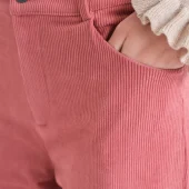 pantalon velours compania fantastica pantalo velours cotelé rose large hiver pantalon de pana rosa pink 63c/11032