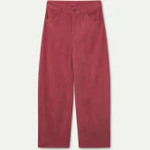 pantalon velours compania fantastica pantalo velours cotelé rose large hiver pantalon de pana rosa pink 63c/11032