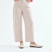 pantalon velours beige compania fantastica pantalon velours cotelé beige pantalon de pana blanco crudo off white 63c/11033