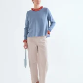 pantalon velours beige compania fantastica pantalon velours cotelé beige pantalon de pana blanco crudo off white 63c/11033